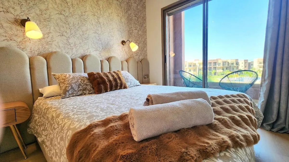 Confort Et Detente A Marrakech-Appartement 2 Chambres Avec Piscine Marraquexe 0*,